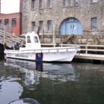 A DEM grant of $56,250 is helping the East Providence Harbormaster purchase a pumpout boat like this one to help keep Narragansett Bay clean. / 