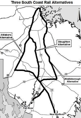 Policymakers are considering three options for the South Coast T line, slated for completion by 2016. / Policymakers are considering three options for the South Coast T line, slated for completion by 2016. /