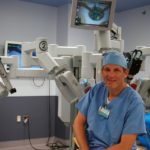 DR. HARRY C. SAX, surgeon in chief at The Miriam Hospital, had first used a surgical robot at the University of Rochester, N.Y. He pushed Miriam to bring one to Rhode Island. / 