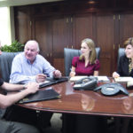 KLR TREATS its employees with as much care as its clients. Above, from left, are Anthony Mangiarelli, Lawrence Kahn, Sarah Hann and Margaret Robicheau. / 