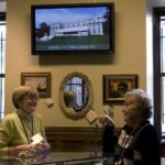 Digital ‘signs’ let retailers unleash their creativity LCD SCREENS, like this one installed by BMI Technologies in the gift shop at The Breakers, help the Preservation Society to market other aspects of its programming. /