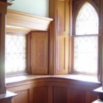 A century on, Jamestown home needs a new owner DECORATIVE and detailed woodwork, and the original leaded and stained-glass windows, help give Meeresblick a homey feel. /