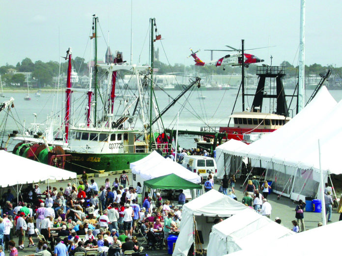 NEW BEDFORD&rsquo;s working waterfront is celebrated in an annual festival that draws thousands to dockside. / 
