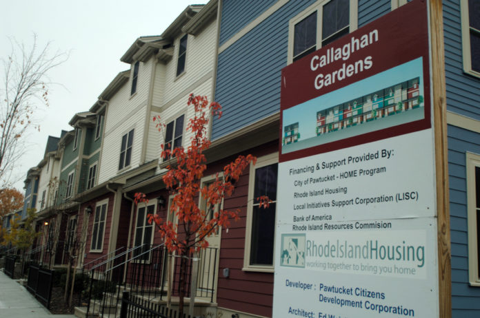 THE $4 MILLION Callaghan Gardens project, which comprises 14 affordable condominiums, will bring much-needed color and vibrancy to a depressed area, officials say. / THE $4 MILLION Callaghan Gardens project, which comprises 14 affordable condominiums, will bring much-needed color and vibrancy to a depressed area, officials say. /