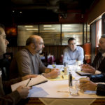 Great experience key to local restaurants’ success LOCAL CHEFS, from left, Matt Gennuso, John Elkhay, Nick Rabar and Derek Wagner, far right, discuss dining trends with Brent Frei, second from right, at Citron. /