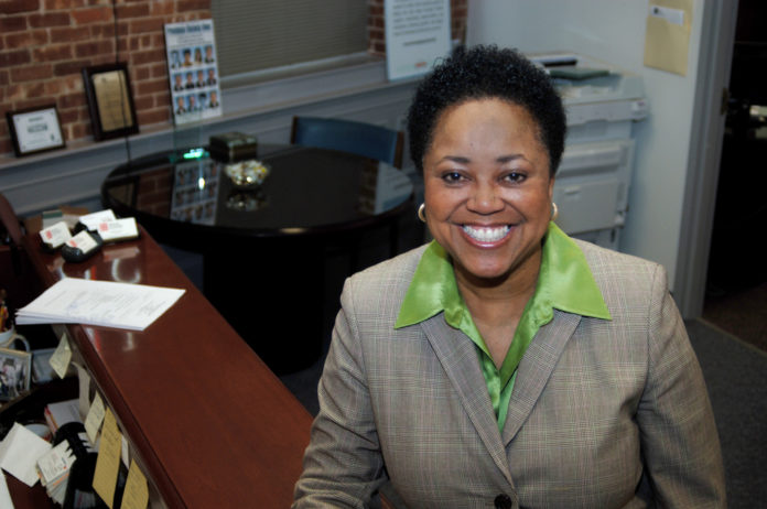 DENISE BARGE, executive director of both the Minority Investment Development Corporation and the Rhode Island Coalition for Minority Investment, says that education is a big part of her job. / 