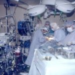 Students targeted for future jobs BEHIND THE SCENES: High school students recently were given the opportunity, by the Hospital Association of Rhode Island, to watch a satellite broadcast of Dr. Arun Singh perform open heart surgery, shown above. /