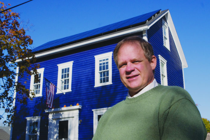 ROBERT CHEW, founder of SolarWrights Inc., has put his entrepreneurial spirit to work for the environment, selling renewable-energy solutions for homes and businesses. / 