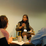 Group inspires leaders to be agents for change BARBARA FIELDS, executive director of the Rhode Island Local Initiatives Support Corporation, speaks at a meeting this month of the Providence & Beyond group organized by New Commons. /