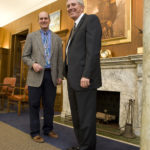 Foundation asks businesses to support War College ERIC ARCHER, left, director of development for the Naval War College Foundation, with retired Rear Admiral Roger Nolan. /