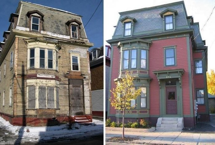 225 CARPENTER ST. will get a Preservation Award in residential rehabilitation and neighborhood revitalization, recognizing its transformation from a boarded-up eyesore, at left, to a neighborhood gem. / 225 CARPENTER ST. will get a Preservation Award in residential rehabilitation and neighborhood revitalization, recognizing its transformation from a boarded-up eyesore, at left, to a neighborhood gem. /
