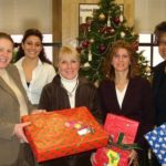 BankRI partners with
nonprofits to meet wishes HOLIDAY GIVING program participants (from left) Sarah Clausius and Angela Rotondo, of Bank Rhode Island’s Turks Head branch, Sandra MacDonald, of the Providence Interim School, and Hilda Oliveira and Trudy Rawles, both of BankRI. /