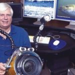 Videographer perfects art of underwater view FISH-EYE LENS: Michael Laptew, a North Kingstown-based videographer, sits in his studio with a new
high-definition underwater camera. The former spearfishing champion and marketing executive has landed international work. /