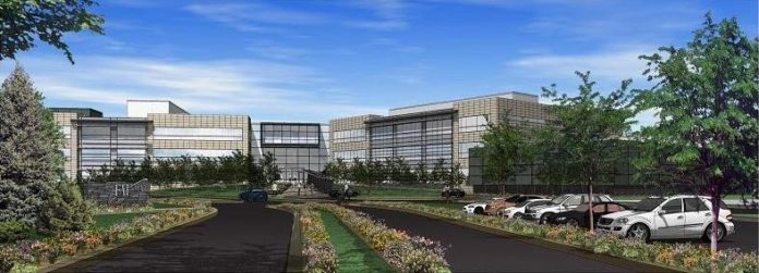 IN DECEMBER, the company announced plans for a $60M new headquarters off Central Avenue in Johnston, near its current main offices. The new HQ is slated to open next year. The rendering above shows the view from the main drive. / IN DECEMBER, the company announced plans for a $60M new headquarters off Central Avenue in Johnston, near its current main offices. The new HQ is slated to open next year. The rendering above shows the view from the main drive. /