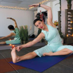 Relaxation is latest fitness trend at the office KAREN LEE, a yoga teacher and therapist with Breathing Time Yoga in Pawtucket, offers corporate classes during lunch or after work. /
