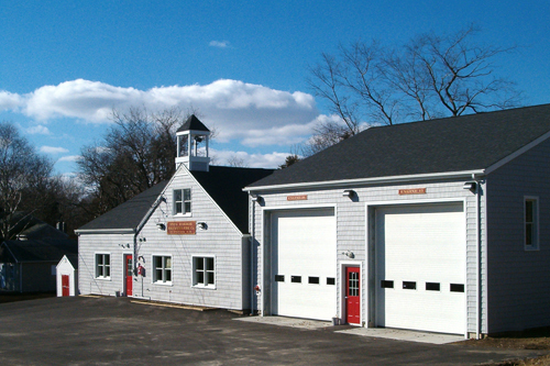 HIGH TECH CONSTRUCTION renovated this South Kingstown building used by the Snug Harbor Volunteer Fire Company. High Tech is the largest certified minority general contractor in the state. / HIGH TECH CONSTRUCTION renovated this South Kingstown building used by the Snug Harbor Volunteer Fire Company. High Tech is the largest certified minority general contractor in the state. /