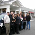 THE STAFF AT Applebee&rsquo;s Westerly location poses in front of the &ldquo;Wishmobile&rdquo; during their &ldquo;Have a Heart&rdquo; fundraiser. The Westerly branch led the way with the most donations of the eight participating restaurants. / 