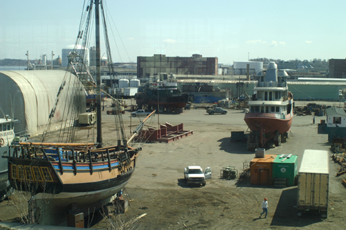 PROMET MARINE SERVICES CORP., which operates on Providence’s waterfront, will be able to purchase its five-acre home thanks to a R.I. Supreme Court ruling. / PROMET MARINE SERVICES CORP., which operates on Providence’s waterfront, will be able to purchase its five-acre home thanks to a R.I. Supreme Court ruling. /