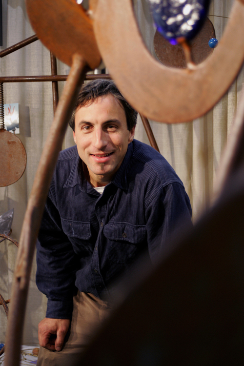 WHITMORE BOOGAERTS worked for seven years as a civil engineer but always wanted to be an artist. He uses a lot of metals in his work, including scrap pieces, which sells for up to $4,000. / WHITMORE BOOGAERTS worked for seven years as a civil engineer but always wanted to be an artist. He uses a lot of metals in his work, including scrap pieces, which sells for up to $4,000. /
