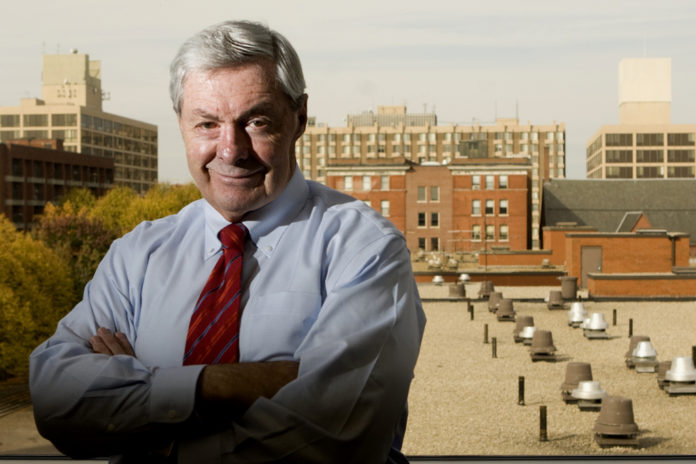 PAUL CHOQUETTE JR., chairman of Gilbane Inc., says R.I. can’t compete with Massachusetts on the job-creation front without tax reform. / PAUL CHOQUETTE JR., chairman of Gilbane Inc., says R.I. can’t compete with Massachusetts on the job-creation front without tax reform. /