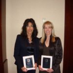 TOP-PRODUCING REALTOR Melanie Delman, president of Lila Delman Real Estate, and No. 3 producing real estate agent Robin Nicholson with their Platinum Individual Awards from the Kent Washington Association of Realtors. / 