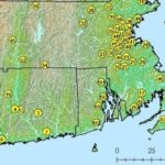 ENERGY CHALLENGE participants across Southeastern New England are indicated in yellow on this EPA map. / 