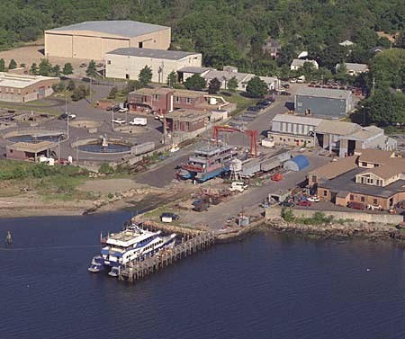 GLADDING-HEARN will use the MARAD matching grant for dock and railway extensions at its shipyard, above. / GLADDING-HEARN will use the MARAD matching grant for dock and railway extensions at its shipyard, above. /