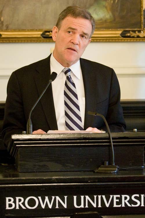 EDWARD J. WING was announced last week as the new head of Brown
University’s Department of Medicine. / EDWARD J. WING was announced last week as the new head of Brown
University’s Department of Medicine. /