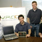 VROOP FOUNDERS, from left, Dale Rheaume, Adam Newman, Andy Galasso and Peter Crawford. / 