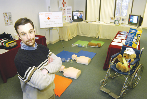 DANIEL SHEA, CEO of Medical Survival Consultants, founded his company after realizing there was a shortage of CPR classes for health care students. / DANIEL SHEA, CEO of Medical Survival Consultants, founded his company after realizing there was a shortage of CPR classes for health care students. /