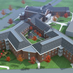 Bradley expansion designed to meet children’s needs BRADLEY HOSPITAL broke ground April 14 for a five-building addition, shown above, designed to use green space to help child patients relax. /