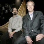 A STABLE TROUPE of local actors and other efforts to stay connected to the community have helped Trinity Repertory Company survive as a regional theater, according to company executives Richard Jaffe, left, and Michael Gennaro. / 