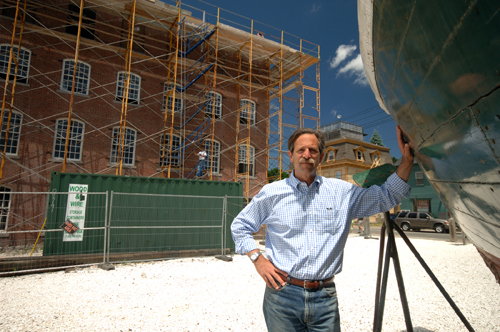 IYRS PRESIDENT TERRY NATHAN is happy to have a state tax credit for the renovation of a 177-year-old Newport mill, even though he had to pay a $229,500 fee up front to get it. / IYRS PRESIDENT TERRY NATHAN is happy to have a state tax credit for the renovation of a 177-year-old Newport mill, even though he had to pay a $229,500 fee up front to get it. /