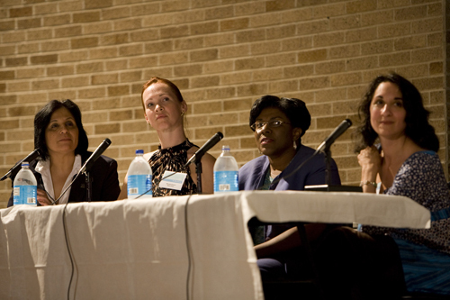 KEEP FIGHTING: Sandra Ruiz-Desai, far left, owner of Desai Communications in
Connecticut, says hard work and positive thinking will help make a business successful. Next to her are, from left, Michelle Girasole, Vanessa Crum and llira Steinman. / KEEP FIGHTING: Sandra Ruiz-Desai, far left, owner of Desai Communications in
Connecticut, says hard work and positive thinking will help make a business successful. Next to her are, from left, Michelle Girasole, Vanessa Crum and llira Steinman. /
