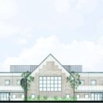 Providence firm gets dual contract for Navy school A NEW BUILDING IN NEWPORT will be a replacement for the current Naval Supply Corps School and Center for Service Support, which operates in Athens, Ga. /