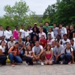 BANK OF AMERICA associates presented a Banking 101 workshop recently to 55 North Providence students taking part in Roger Williams University&rsquo;s Bridge to Success program. Back row center, Don Mays, assistant director of the intercultural center at Roger Williams University; Rawn Duncan of Bank of America. Middle row center, Makeba Hardy-Thomas of Bank of America; Kerri McKee, Bridge to Success on-site director. / 