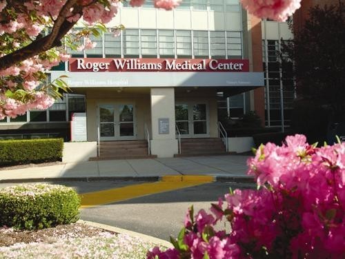 A MERGER WITH ROGER WILLIAMS, above, is one of the solutions being eyed by the ailing St. Joseph Health Services of Rhode Island. / A MERGER WITH ROGER WILLIAMS, above, is one of the solutions being eyed by the ailing St. Joseph Health Services of Rhode Island. /