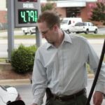 AAA: R.I. gas prices down a penny NATIONWIDE, the average price of self-serve regular fell 2 cents over the past week to $2.08 per gallon, while the Rhode Island price dipped 1 cent to $4.099. Above, George Nelson fills his tank at a station in Raleigh, N.C. /