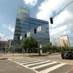 THE GTECH headquarters in downtown Providence was among the key buildings identified by a group from the American Institute of Architects as creating an attractive mix of old and new construction. / 