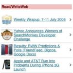 MoFuse wins Slater Fund backing MOFUSE HAS DEVELOPED a streamlined system for converting Web sites for cell-phone browsers. Its clients include ReadWriteWeb, shown above on an Apple iPhone. /