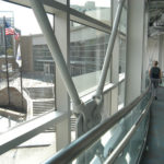 Improved Dunk a downtown centerpiece A NEW BRIDGE has been created to provide a sheltered link between the Dunk and the adjacent R.I. Convention Center. /