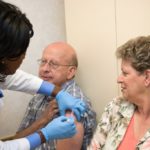 MinuteClinic, CVS vow to deliver 1M flu vaccines LINE OF DEFENSE: A MinuteClinic nurse practitioner gives a flu shot. MinuteClinic will offer flu shots beginning Oct. 1. /
