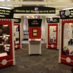 THE EXHIBIT, at the PPL Central Library on Empire Street, features five kiosks that offer interactive multimedia presentations in English and Spanish. / 