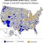 Providence metro GDP grows 2.8% in 2006 NATIONWIDE, metro-area GDP growth was strongest in the Southwest and West, and weakest in the Great Lakes region, the BEA found. /