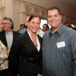 2008 Innovation Awards Gallery Amy Briggs and Anthony Bettencourt, both of Shazamm, enjoy the evening's cocktail reception. / PBN Photo