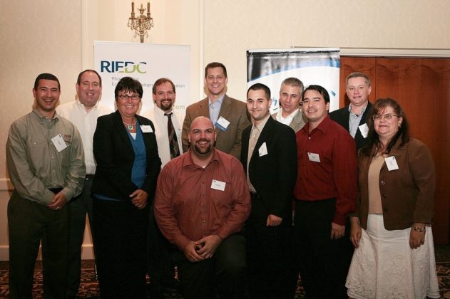 Guests from FM Global gather for a photo during the festivities. / PBN Photo