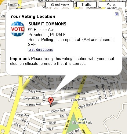 VOTERS CAN determine their polling place for Tuesday's election by visiting Google's maps. / VOTERS CAN determine their polling place for Tuesday's election by visiting Google's maps. /