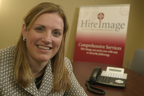 CRUNCHING CREDIT: Christine Cunneen, founder and CEO of Hire Image LLC, has been forced to rely on credit as she awaits insurance money. / CRUNCHING CREDIT: Christine Cunneen, founder and CEO of Hire Image LLC, has been forced to rely on credit as she awaits insurance money. /