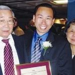 CRANSTON MAYOR-ELECT Allan W. Fung, center, a former city councilman, is a son of immigrants and restaurateurs Kwong Wen, left, and Tan Ping. / 