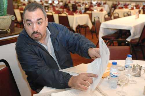 CODED LANGUAGE: Beira Alta owner Alfred Sarmento thinks fire-safety rules in Fall River unfairly target some establishments. / CODED LANGUAGE: Beira Alta owner Alfred Sarmento thinks fire-safety rules in Fall River unfairly target some establishments. /